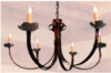 Anchor Organic Viticulture 8 Arm Chandelier