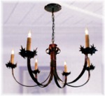 Anchor Moravian Style Chandelier